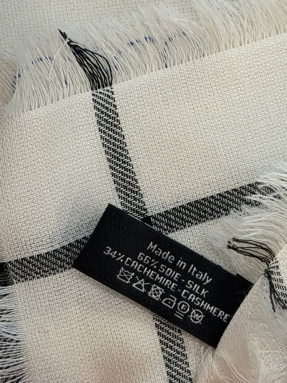 STOLA CHANEL SETA CASHMERE RUE CAMBON MULTICOLOR
