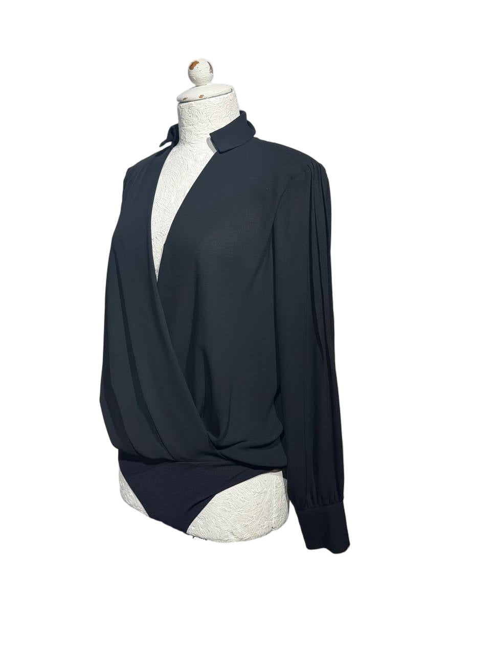 BODY CAMICIA ELISABETTA FRANCHI NERO Tg 44