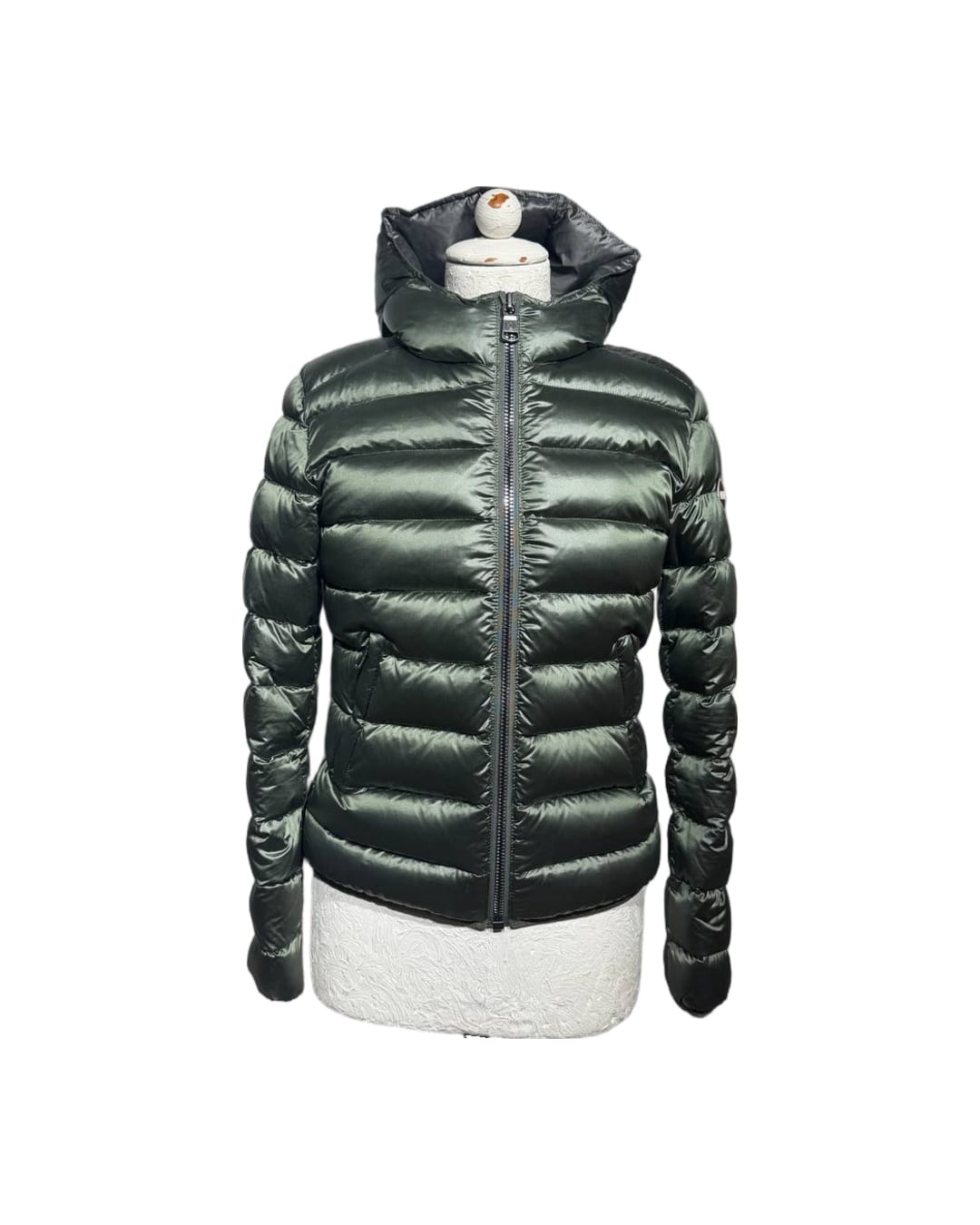 PIUMINO VERDE CON CAPPUCCIO COLMAR ORIGINALS  Tg S
