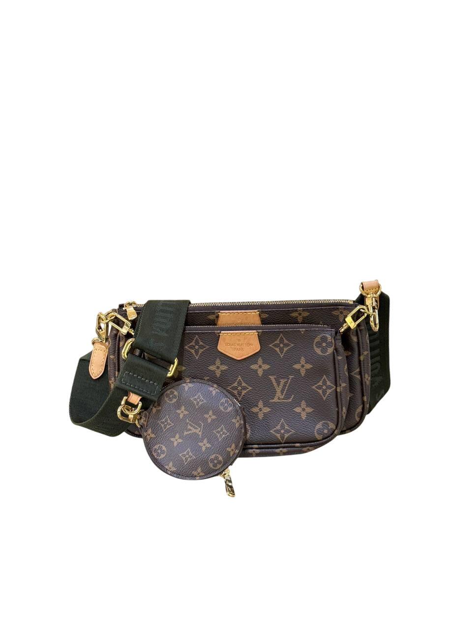 MULTI POCHETTE LOUIS VUITTON TRACOLLA VERDE