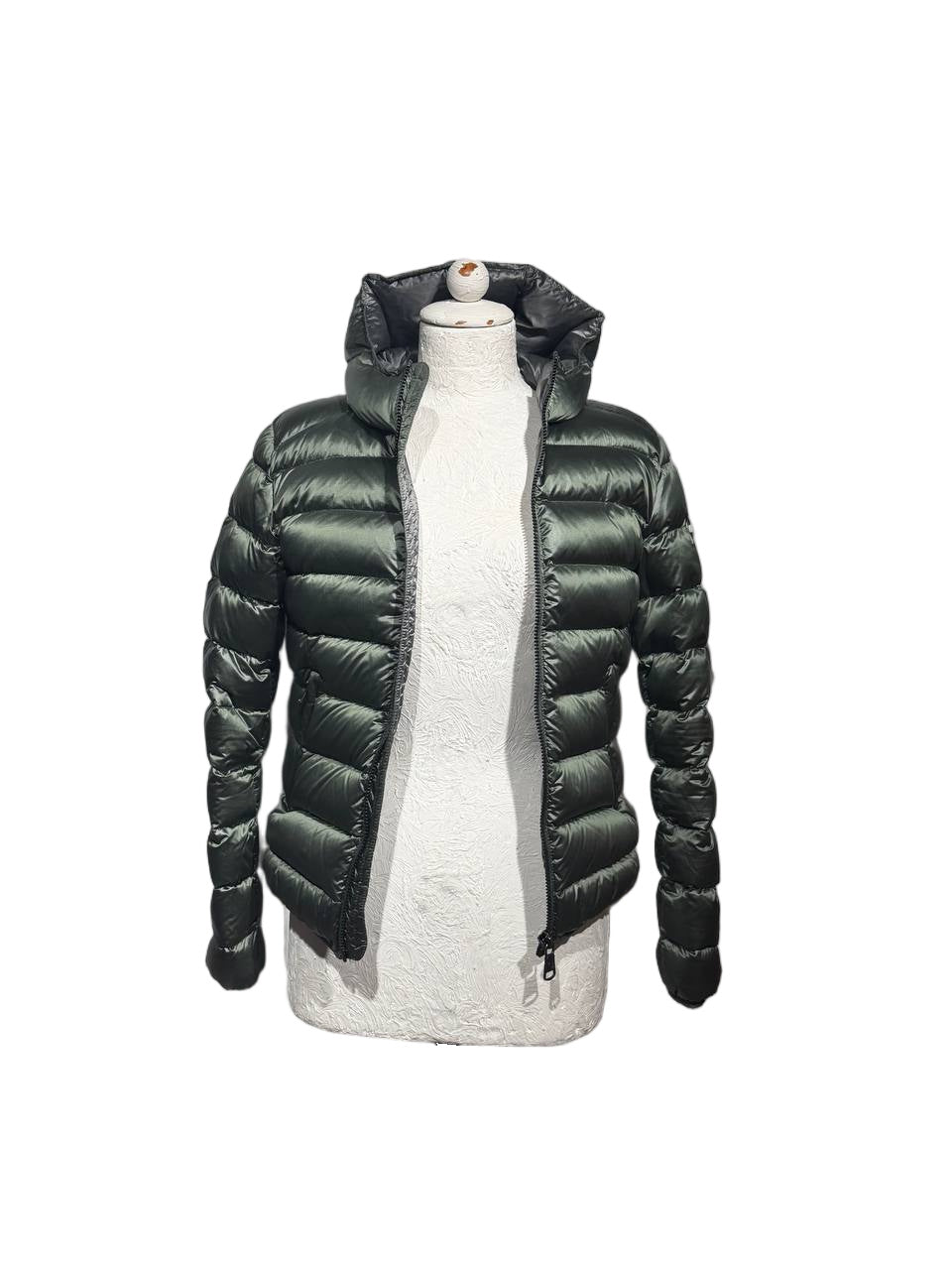 PIUMINO VERDE CON CAPPUCCIO COLMAR ORIGINALS  Tg S