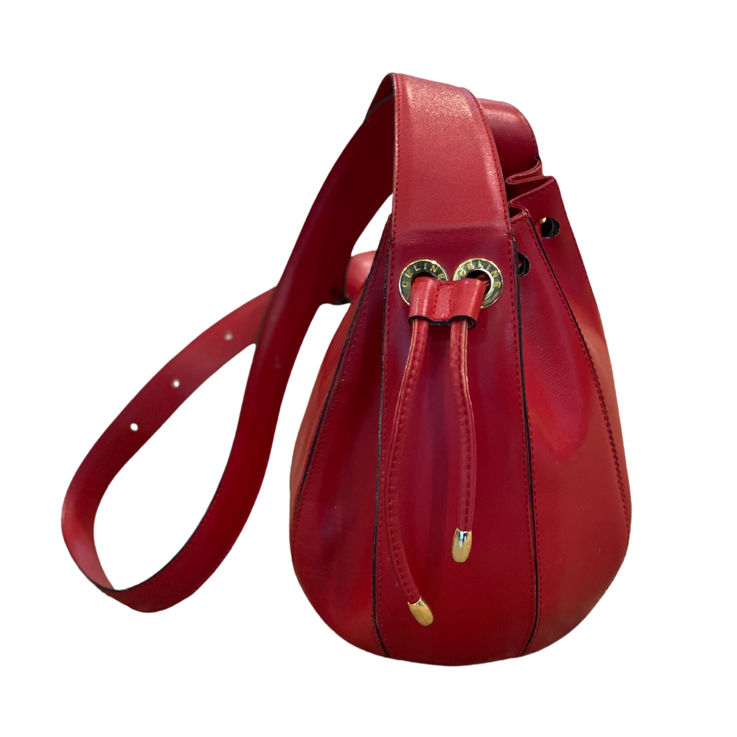 SECCHIELLO VINTAGE CELINE ROSSO