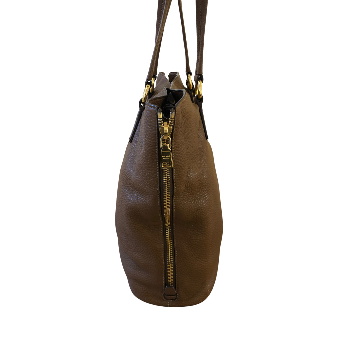 PRADA TOTE BAG COLOR CAMMELLO