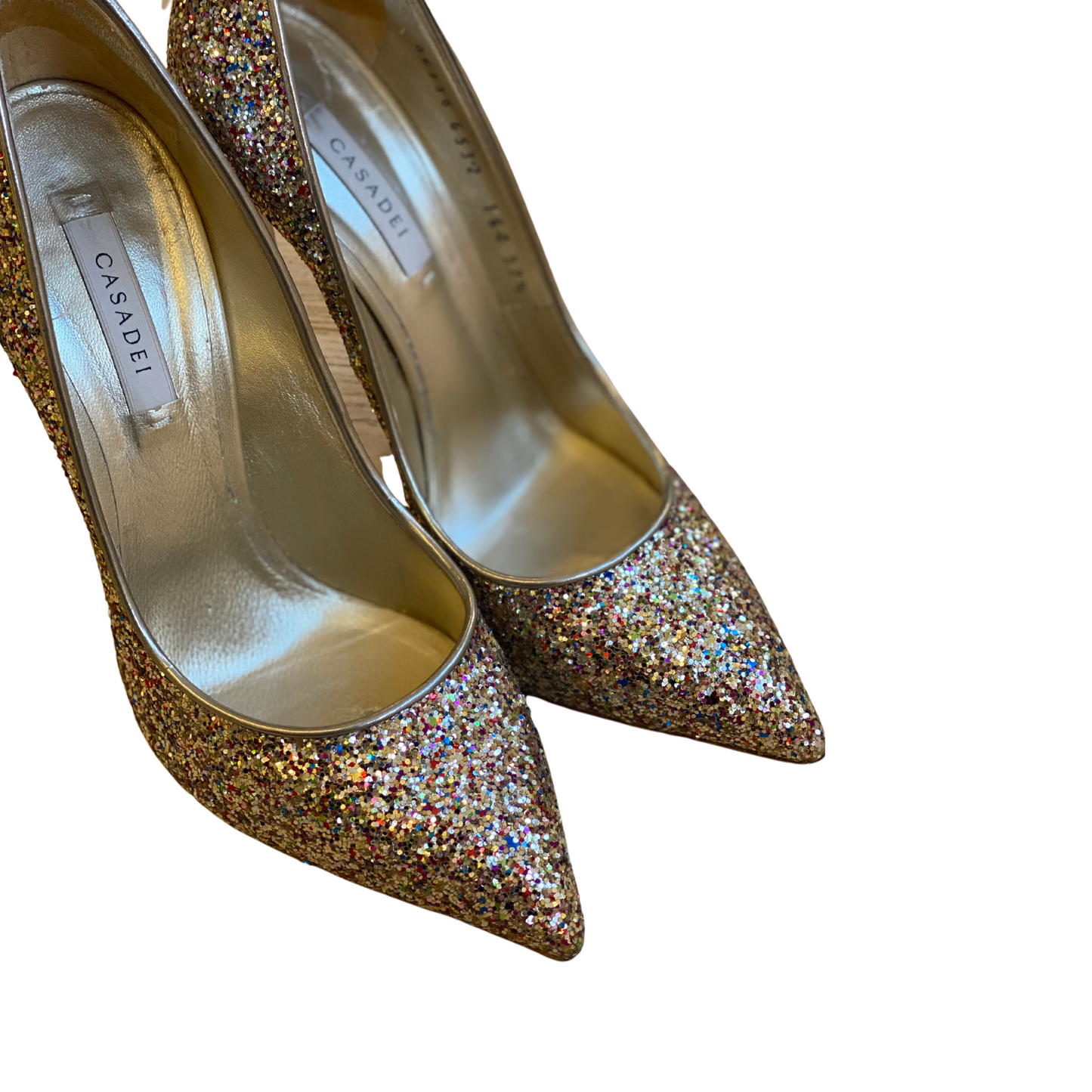 DECOLLETE CASADEI GLITTER